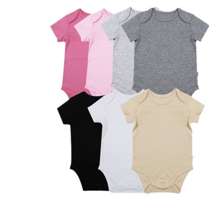 The Ultimate Newborn Baby Solid Color Romper Jumpsuit